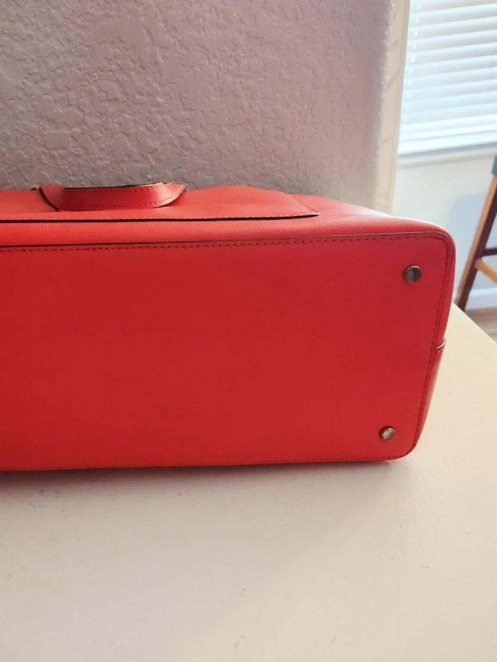Like New Kate Spade NY Adel Coral Leather Shoulder Bag Purse